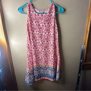 NWT area code 407 size medium floral print long tank top/dress